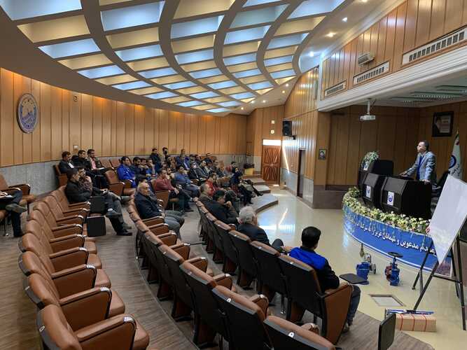 Holding a training course on Mirab industrial valves in Lorestan Water and Wastewater Company